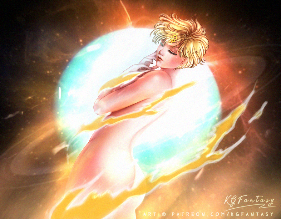 1girl, androgynous, arched_back, armpits, artist_name, artistic_nudity, ass, back