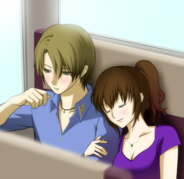 00s, aikabocha, blush, closed_eyes, umineko_no_naku_koro_ni, ushiromiya_krauss, ushiromiya_natsuhi, aged_down