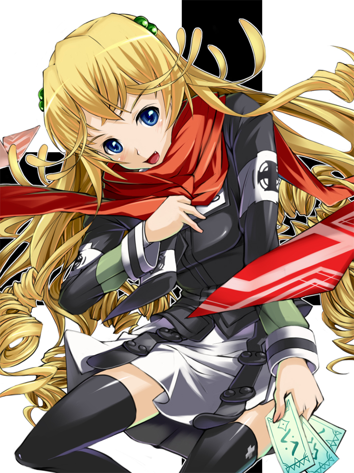 00s, 1girl, ania_fortuna, asura_cryin', blonde_hair, blue_eyes, female_focus, long_hair