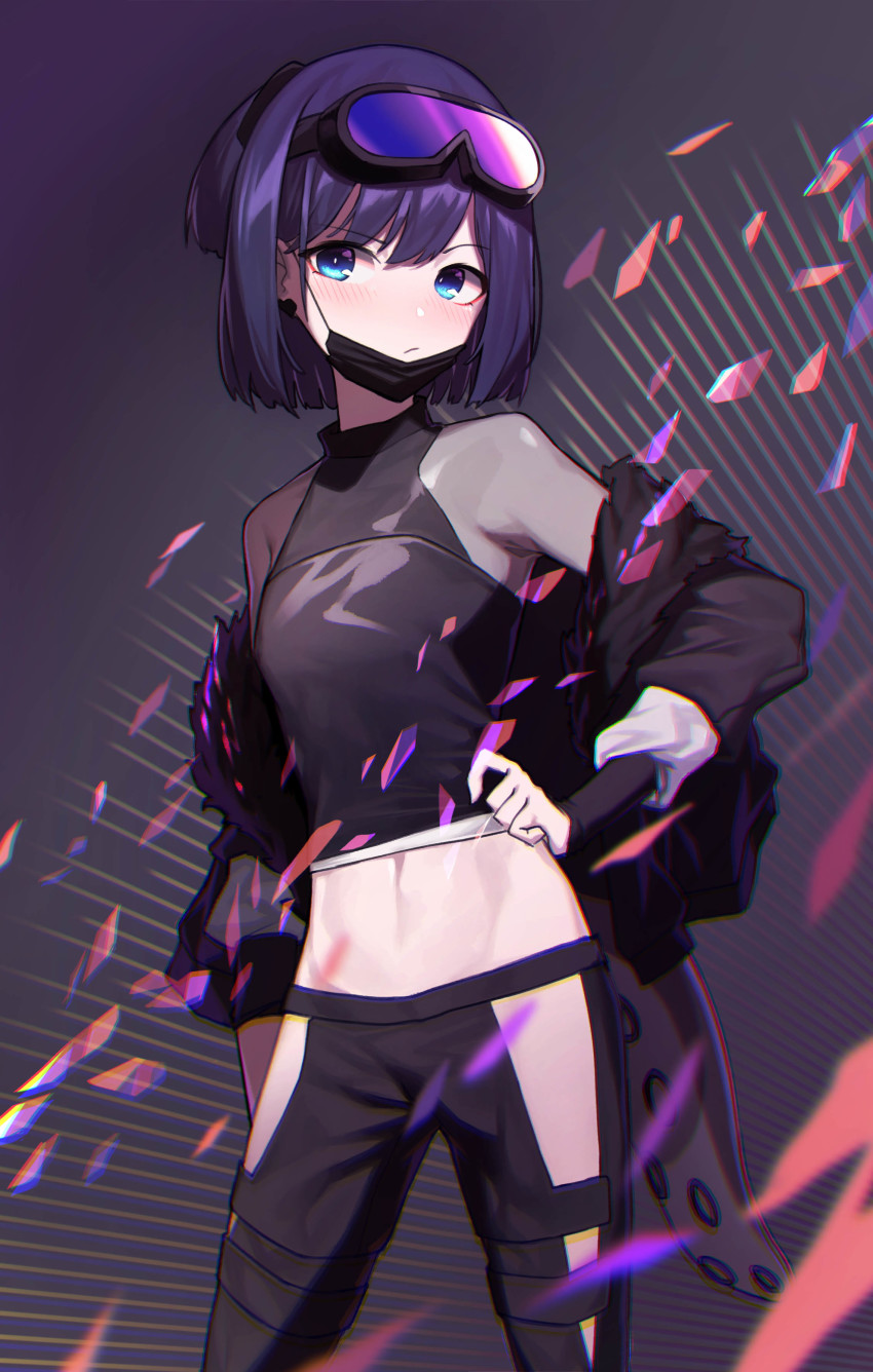 1girl, absurdres, andreana_(arknights), andreana_(elite_ii)_(arknights), arknights, bare_shoulders, beudelb, blue_eyes