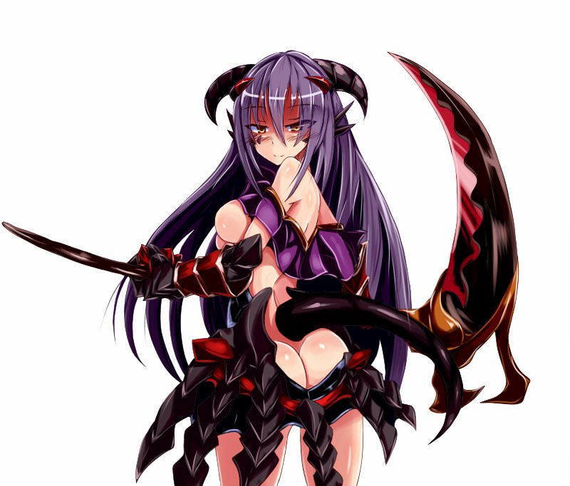 1girl, animal_hands, armor, armored_wings, artist_collaboration, ass, bikini_armor, breasts