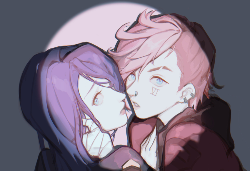 2girls, arcane:_league_of_legends, arcane_caitlyn, arcane_vi, bandaged_hand, bandages, blue_eyes, breasts