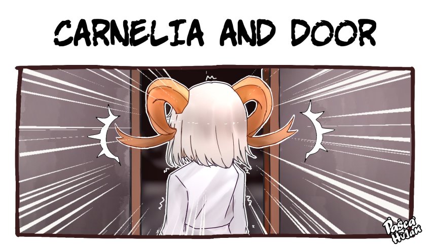 1girl, ^^^, arknights, artist_name, carnelian_(arknights), commentary, dark-skinned_female, dark_skin