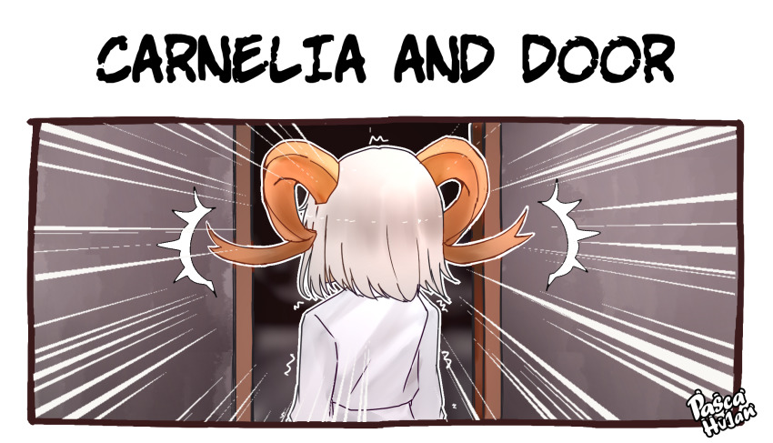 1girl, ^^^, arknights, artist_name, carnelian_(arknights), commentary, dark-skinned_female, dark_skin