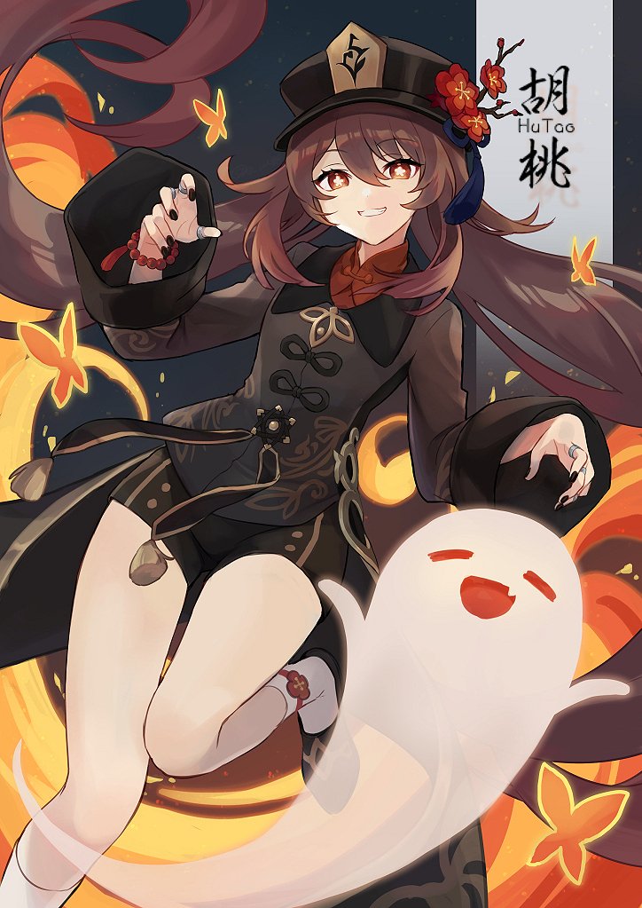 1girl, 8_(e_uu88), bead_bracelet, beads, black_nails, black_shoes, black_shorts, bracelet