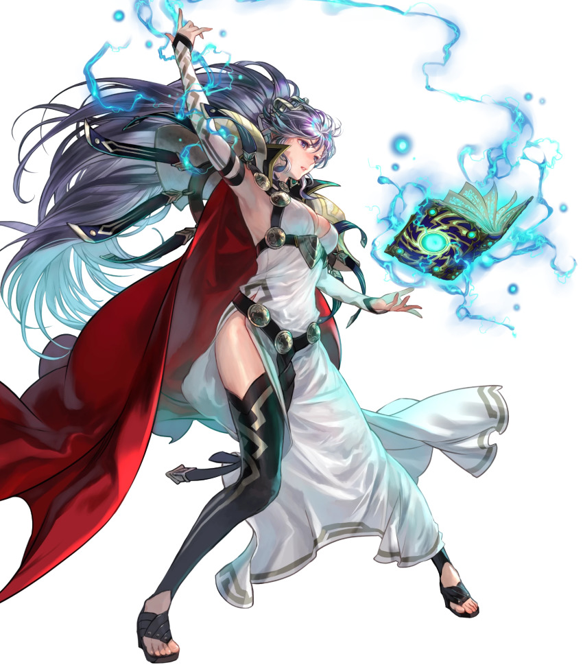 1girl, alternate_costume, armor, belt, black_footwear, boots, breasts, cape