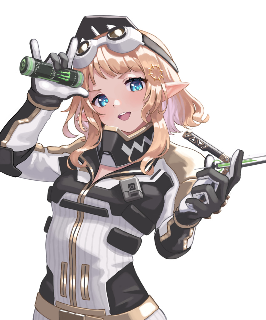 1girl, apex_legends, balisong, blue_eyes, breasts, commission, cosplay, goggles