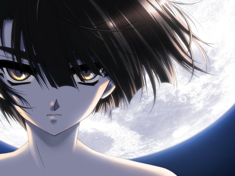 1girl, angry, aquas, bare_shoulders, bow, brown_hair, eyebrows, female_focus