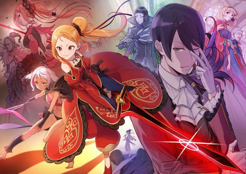 absurdres, aged_down, aldebaran_(re:zero), arakiya_(re:zero), black_hair, chisha_gold, dark-skinned_female, dark_skin