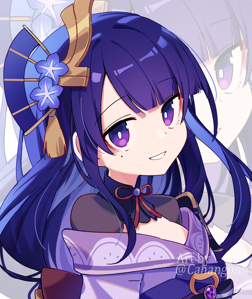 1girl, absurdres, armor, blunt_bangs, blush, breasts, bridal_gauntlets, cahangonn