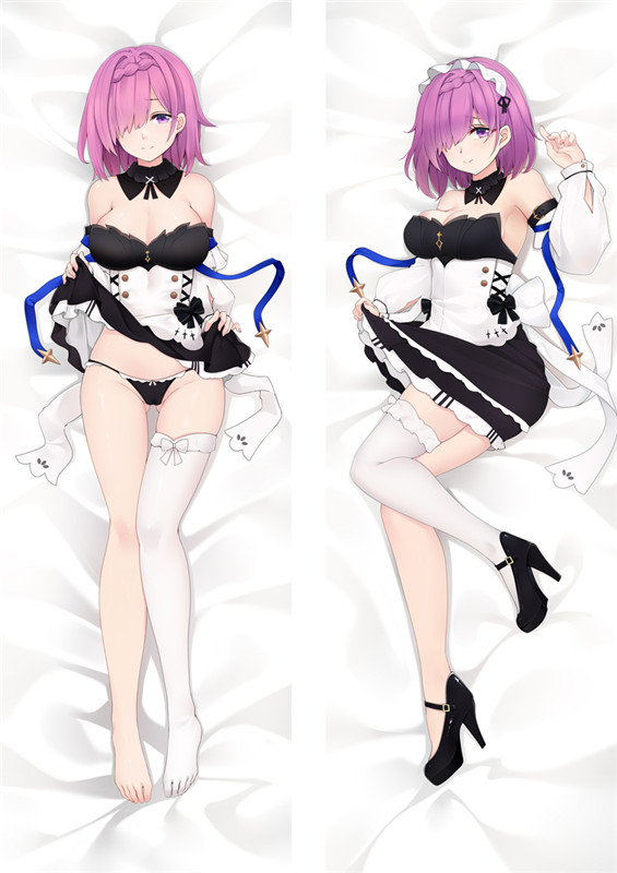 1girl, azur_lane, bare_shoulders, black_dress, black_footwear, breasts, cleavage, dakimakura_(medium)