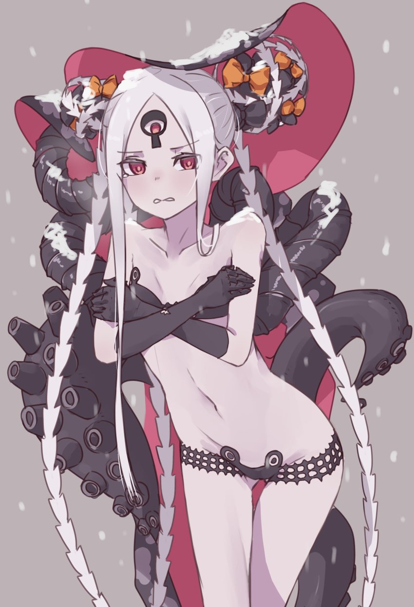 1girl, abigail_williams_(fate), abigail_williams_(swimsuit_foreigner)_(fate), abigail_williams_(swimsuit_foreigner)_(first_ascension)_(fate), absurdres, alternate_costume, alternate_hair_color, alternate_skin_color