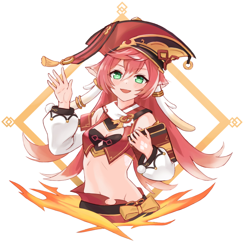 1girl, :d, bare_shoulders, blush, book, breasts, cleavage, commentary