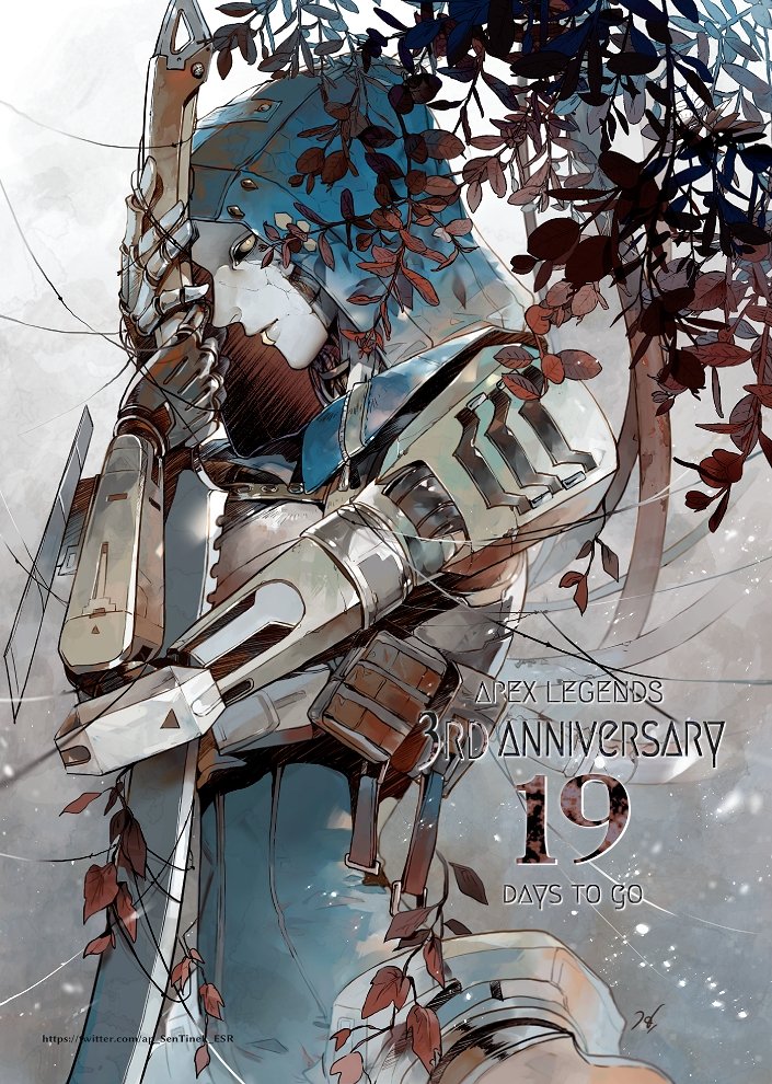 1girl, android, animification, anniversary, apex_legends, ash_(titanfall_2), black_sclera, cable