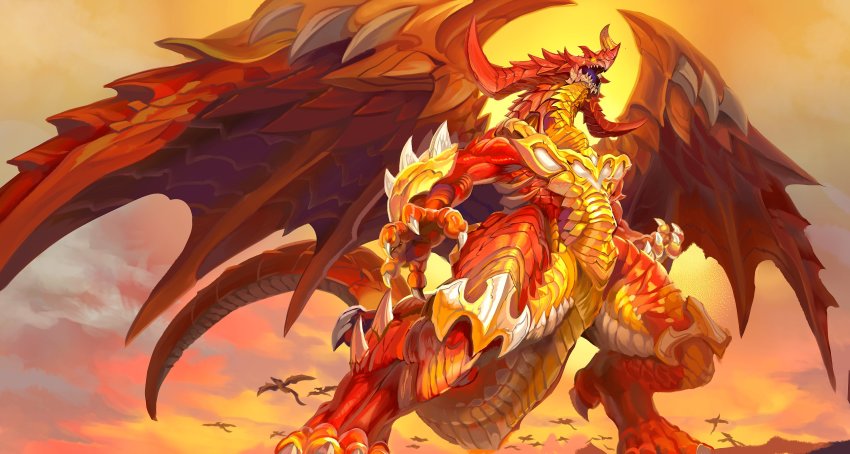 character_request, claws, dragon, dragon_horns, dragon_tail, dragon_wings, duel_masters, full_body