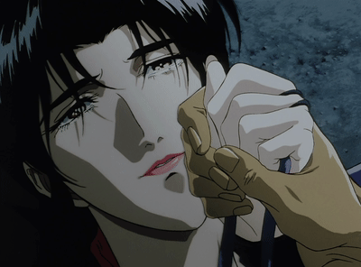 1girl, animated, animated_gif, black_hair, juubee_ninpuuchou, kagerou_(juubee_ninpuuchou), lowres, pale_skin