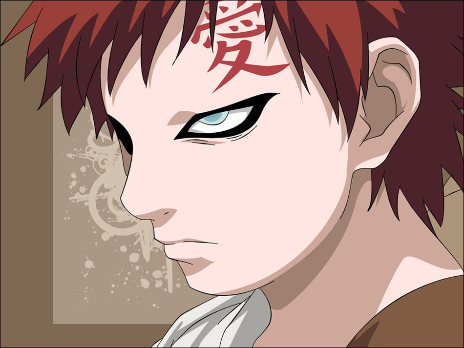 1boy, bad_id, bad_pixiv_id, blue_eyes, facial_mark, gaara_(naruto), male_focus, morrow_(hitodama-x)