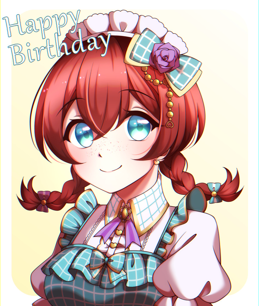 1girl, aqua_bow, aqua_dress, aqua_eyes, aqua_wrist_cuffs, artist_name, artist_request, blue_eyes