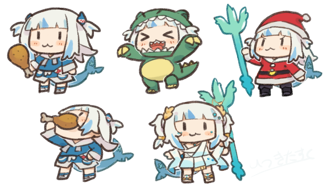 >_<, 1girl, :3, :d, blue_hair, blue_hoodie, blue_socks, blush_stickers