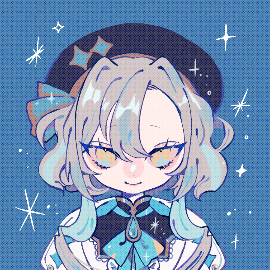 1girl, amemiya_akasa, blue_hair, brown_hair, indie_virtual_youtuber, looking_at_viewer, multicolored_hair, neo_rri, pale_skin, solo, star_(symbol), virtual_youtuber, yellow_eyes