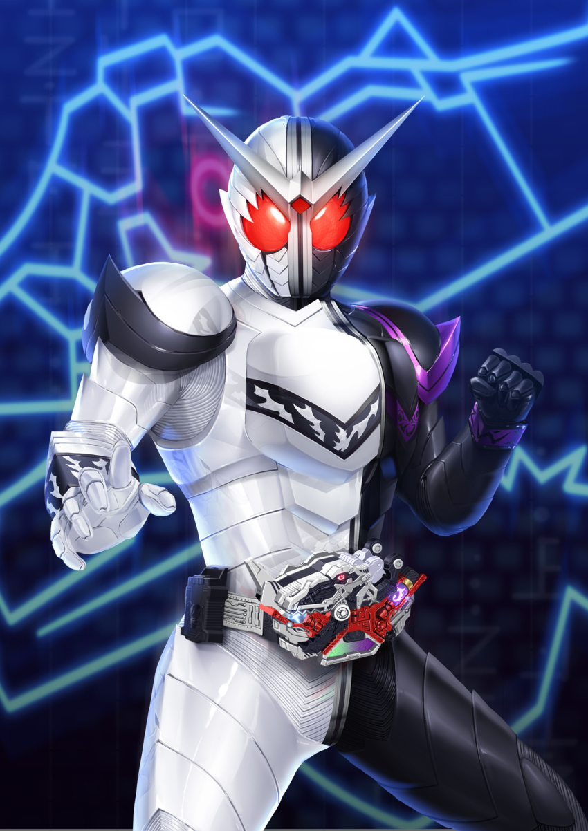 antennae, belt, highres, hokuto_(hokuto_pk), kamen_rider, kamen_rider_double, kamen_rider_double_(fangjoker), kamen_rider_w
