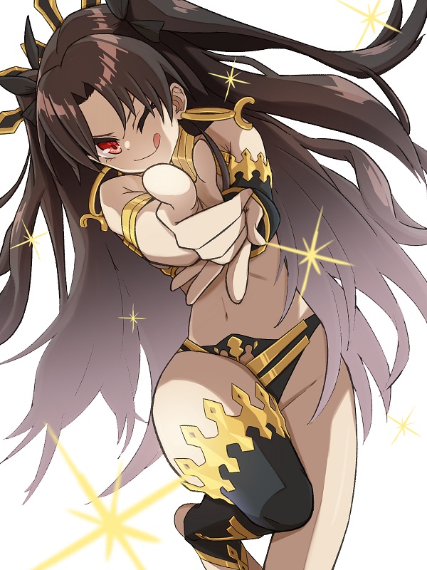 1girl, armlet, bikini, black_hair, black_thighhighs, bracelet, breasts, detached_sleeves