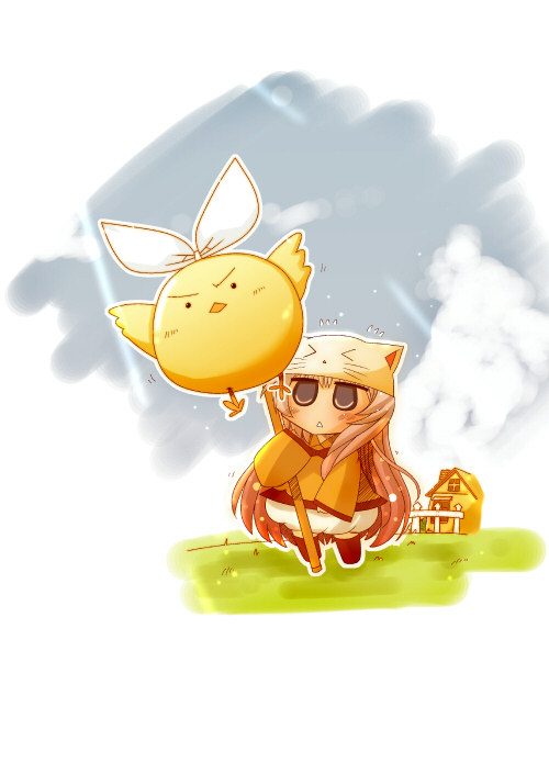 >_<, 1girl, :<, animal_hat, bird, black_eyes, blush, building