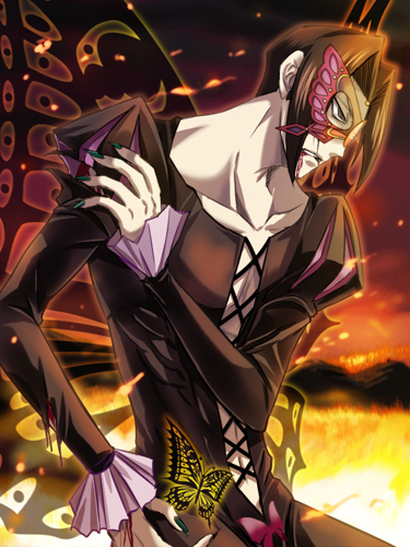 00s, 1boy, bad_id, bad_pixiv_id, busou_renkin, butterfly_mask, fabulous, lowres