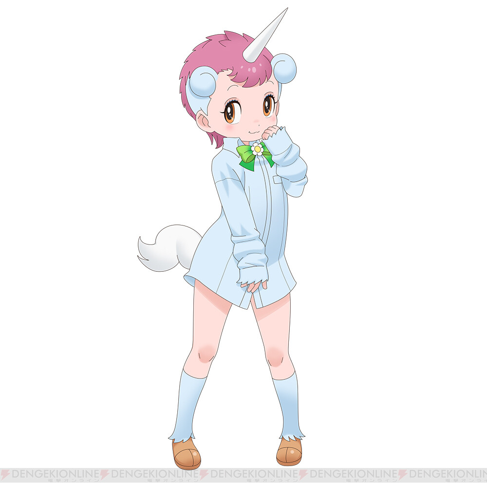 bow, bowtie, game_cg, horns, kemono_friends, kemono_friends_3, official_art, orange_eyes