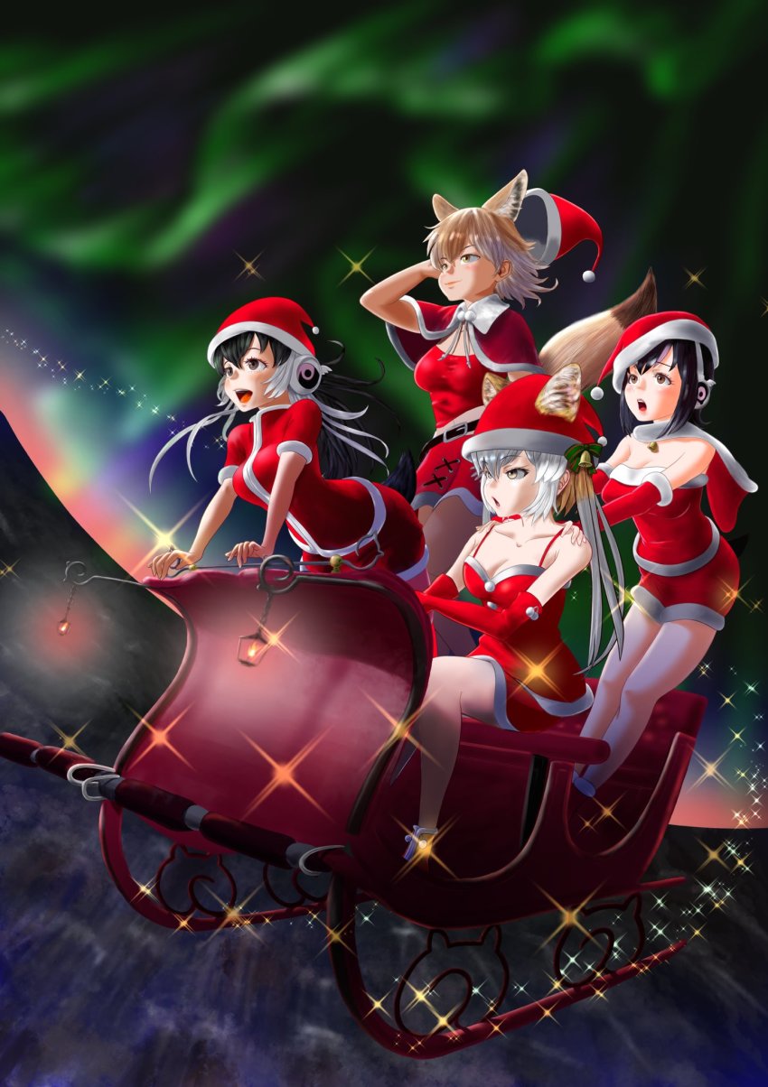 aburaeoyaji, african_penguin_(kemono_friends), animal_ears, black_jacket, blonde_hair, cosplay, coyote, coyote_(kemono_friends)