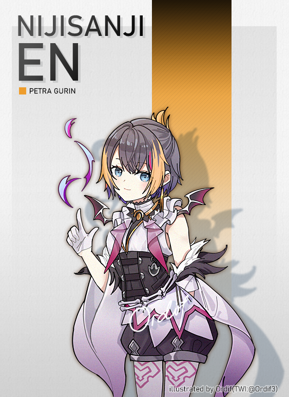 1girl, black_corset, black_shorts, blue_eyes, breasts, character_name, commentary, copyright_name