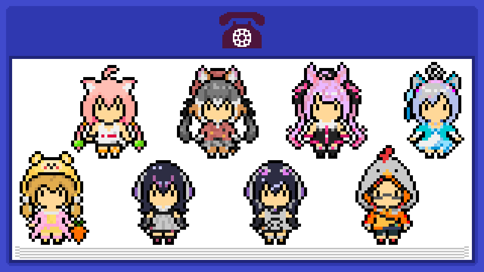 .live, african_penguin_(kemono_friends), animal_ear_fluff, black_eyes, black_hair, dennou_shoujo_siro, gartic_phone, gloves