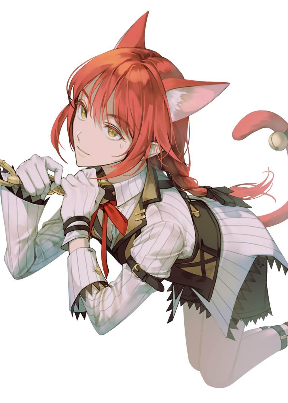 1boy, androgynous, animal_ears, bishounen, cat_boy, cat_ears, cat_tail, cha99oo