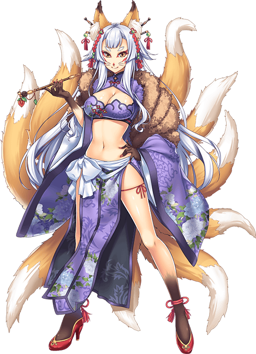 1girl, animal_ears, animal_feet, animal_hands, artist_request, breasts, cleavage, eyeshadow