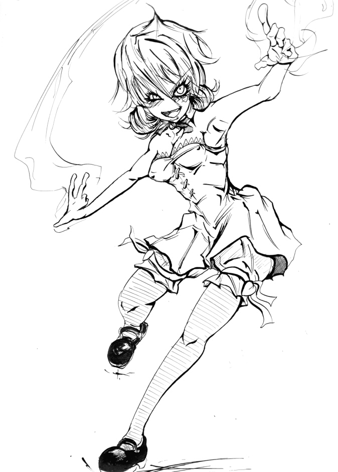 1girl, elegy, jyouji_yuugi(artist), shin_megami_tensei, shin_megami_tensei_devil_children, tagme