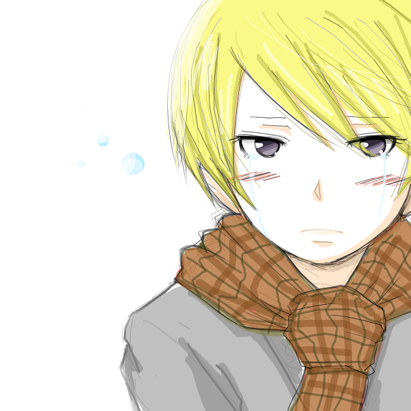 00s, aoi_hana, bad_id, bad_pixiv_id, blonde_hair, blush, ikumi_kyouko, oheru_(artist)