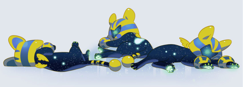 3others, ancient_egyptian, baby_animal, back, cat, commentary, faceless, fate/grand_order