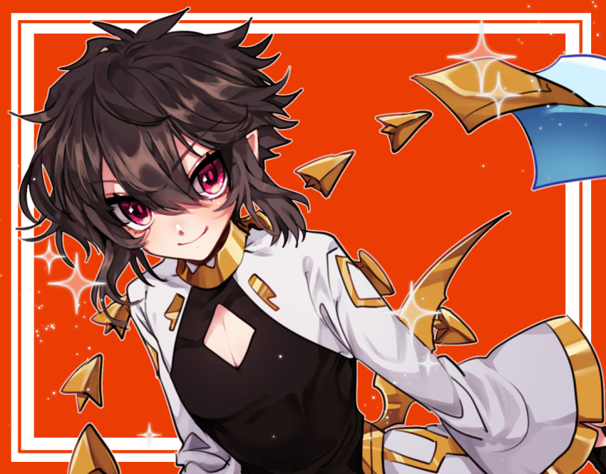 1boy, black_hair, blush, koyashaka, long_sleeves, looking_at_viewer, lord_of_heroes, male_focus