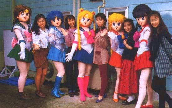 aino_minako, bishoujo_senshi_sailor_moon, fukami_rica, hino_rei, hisakawa_aya, kino_makoto, mitsuishi_kotono, mizuno_ami, peach_hips, sailor_jupiter, sailor_mars, sailor_mercury, sailor_moon, sailor_venus, shinohara_emi, tomizawa_michie, tsukino_usagi, voice_actor, voice_actor_connection