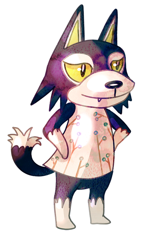 animal_crossing, lobo_(animal_crossing), miguel_crossing, nintendo, standing, transparent_background, wolf