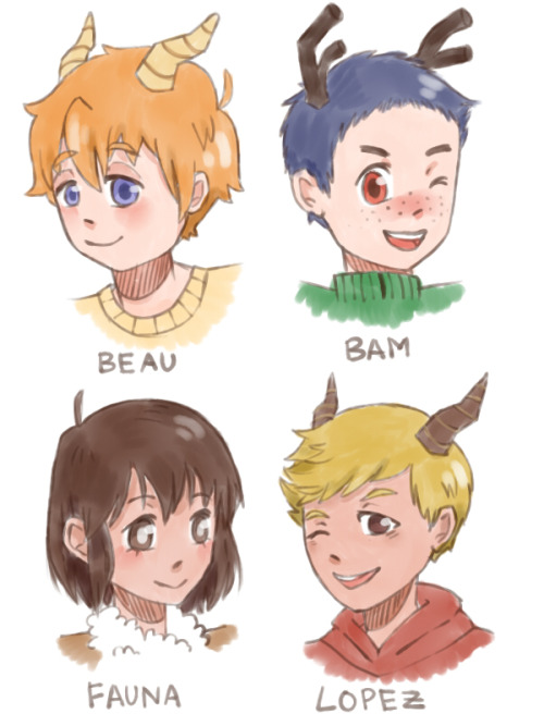 animal_crossing, bam_(animal_crossing), beau_(animal_crossing), fauna_(animal_crossing), flabbeycrossing, lopez_(animal_crossing), nintendo, personification, white_background