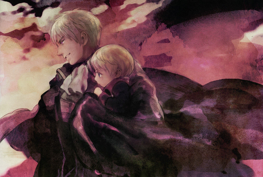 2boys, axis_powers_hetalia, blonde_hair, hiroko_(artist), hiroko_(keshika), holy_roman_empire_(hetalia), male_focus, md5_mismatch