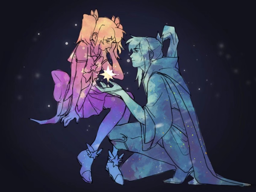 enduring_sword_talon, league_of_legends, loian22504005, lux_(league_of_legends), ponytail, star_(symbol), star_guardian_(league_of_legends), star_guardian_lux