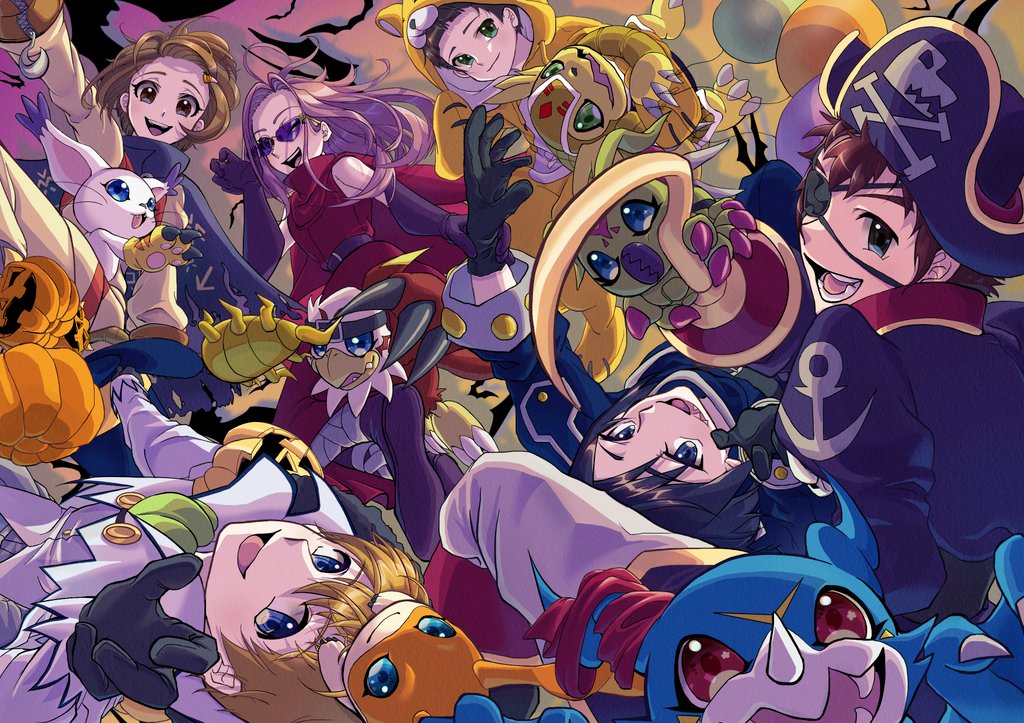 archnemon, archnemon_(cosplay), armadimon, belt, captainhookmon, captainhookmon_(cosplay), cat, cosplay