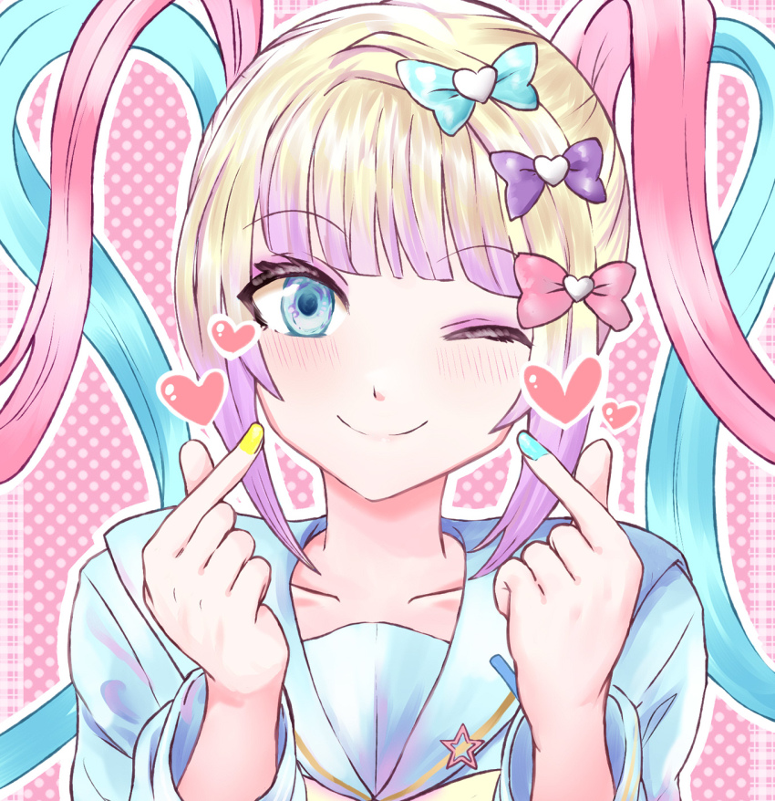 1girl, aqua_eyes, blush, bow, chouzetsusaikawa_tenshi-chan, collarbone, hair_bow, highres