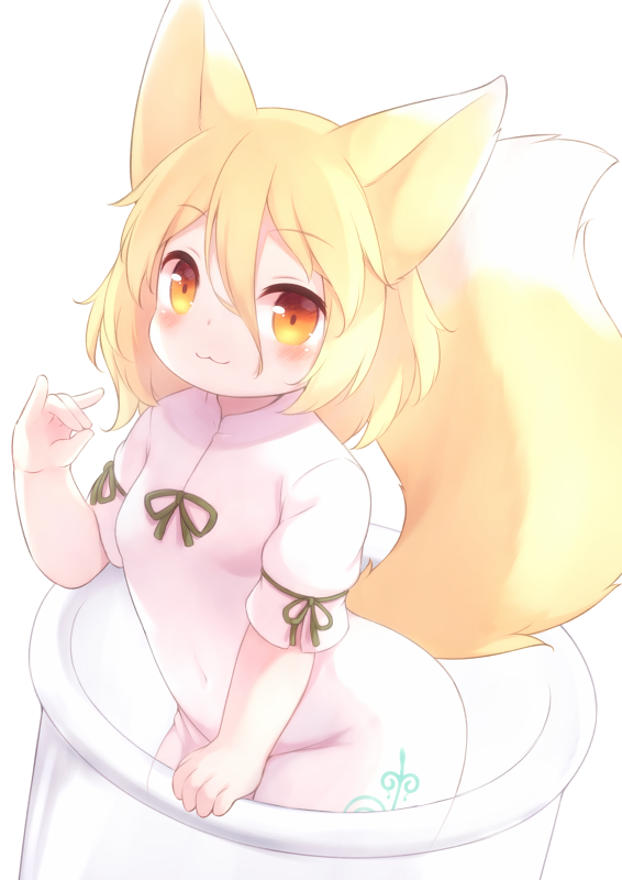 :3, animal, animal_ears, animal_hands, blonde_hair, blush, cosplay, dress