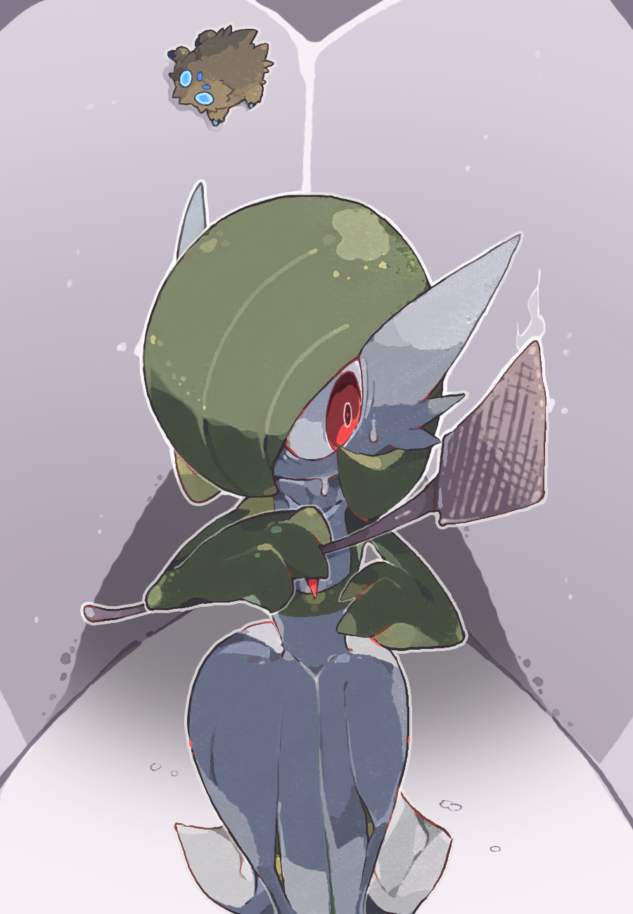 1girl, akadako, bags_under_eyes, blank_eyes, blue_eyes, bob_cut, bug, collarbone