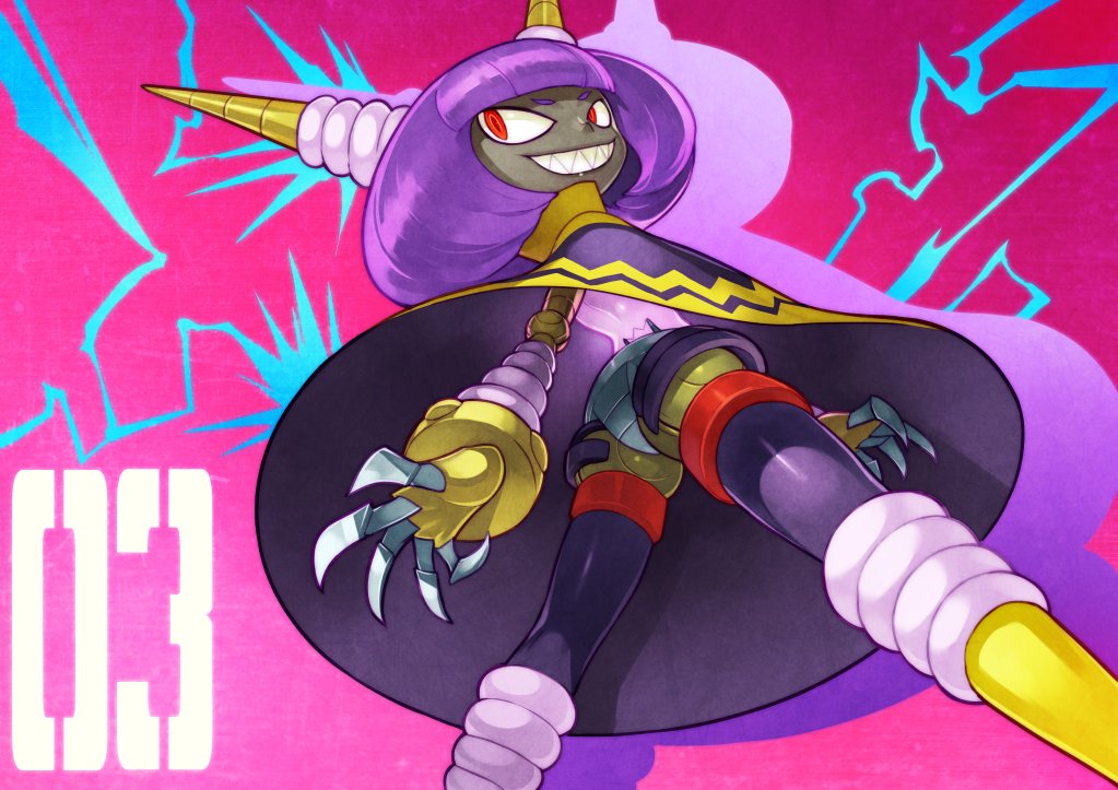 1girl, antennae, bob_cut, cape, dark-skinned_female, dark_skin, dynatron_(mighty_no._9), electricity