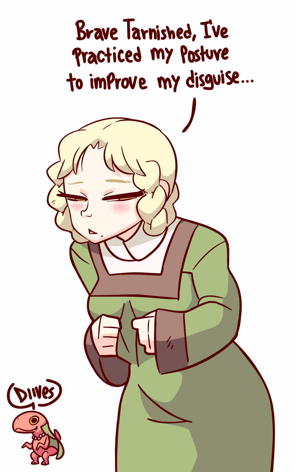 1girl, :<, animated, animated_gif, artist_name, averting_eyes, bikini, bikini_under_clothes, blonde_hair, blush, braid, braided_hair_rings, breasts, character_watermark, collarbone, cowboy_shot, diives, dress, dual_persona, elden_ring, embarrassed, english_text, female_focus, female_pubic_hair, flashing, forehead, green_dress, hair_rings, half-closed_eyes, hands_up, highres, leaning_forward, long_sleeves, looking_at_viewer, looking_to_the_side, mole, mole_under_mouth, navel, nose_blush, o-ring, o-ring_bikini, open_clothes, open_dress, open_mouth, orange_eyes, pubic_hair, pubic_hair_peek, red_bikini, rya_(elden_ring), short_hair, signature, simple_background, small_breasts, solo, standing, stomach, swimsuit, swimsuit_under_clothes, talking, text_focus, twin_braids, white_background, zorayas