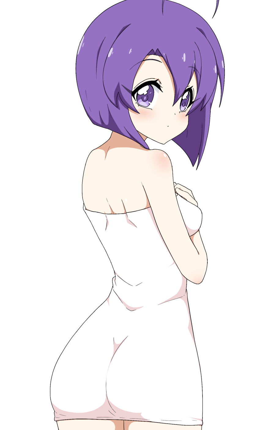 1girl, absurdres, ass, blush, breasts, highres, hr-p, jashin-chan_dropkick